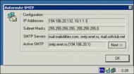 Autoroute SMTP screenshot